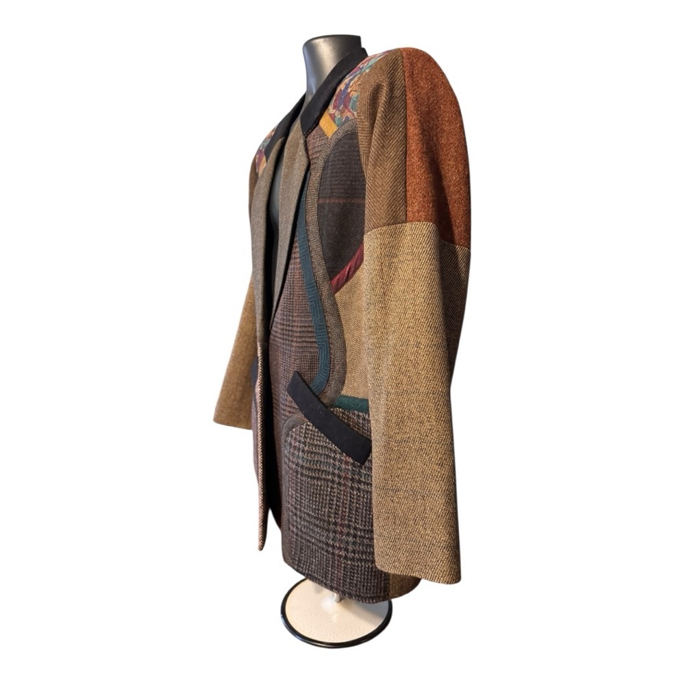 Colorful Patchwork Women's Blazer - image 2